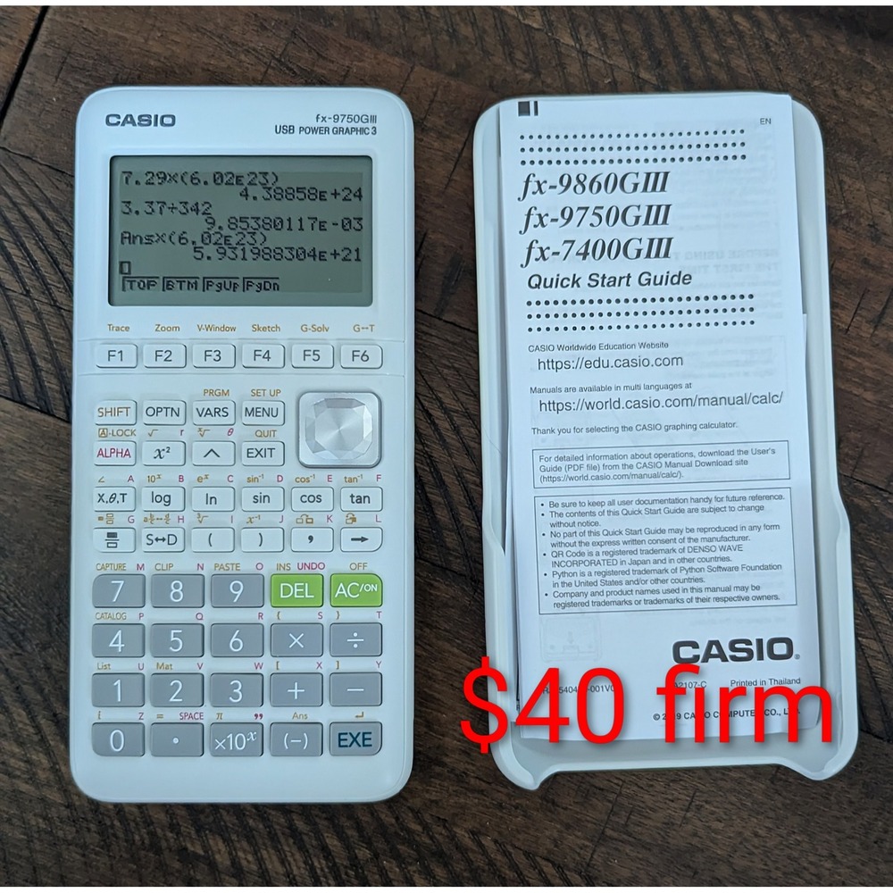 Casio‎ fx9750Giii